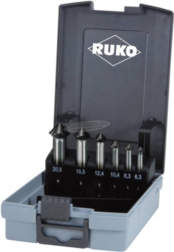RUKO 102790PRO Kúpsüllyesztő készlet 6 részes 6.3/8.3/10.4/12.4/16.5/20.5mm hengeres 1 készlet 102790PRO