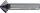RUKO 102771P Kúpsüllyesztő 8.3mm HSS 3 oldalú szár 1db 102771P