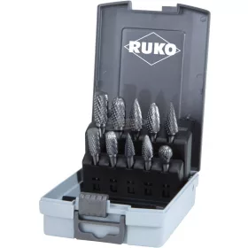   RUKO 116003RO Turbómaró Keményfém Szár átmérő 6mm 10 részes 116003RO