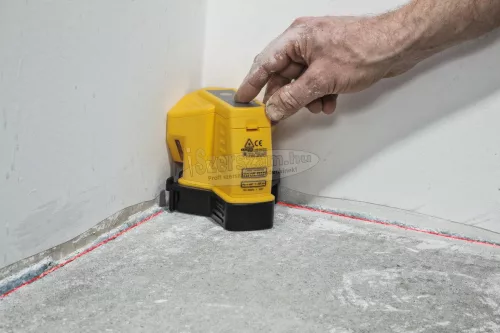 Stabila FLS 90, 3-pcs Padlószintező lézer Hatótáv (max.):15 m 18574