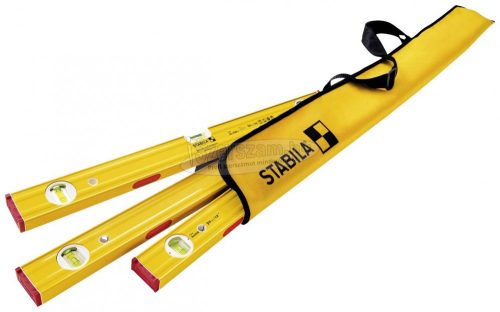 Stabila PRO SET 80 ASM 19716 Wasserwaagen-Set 30 cm, 60 cm, 120 cm 0.5mm/m 19716