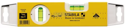 Stabila Type 70 T 2199 Torpedó vízmérték 25 cm 0.5mm/m 2199