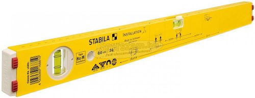 Stabila Type 80 M Installation 16881 Mágneses vízmérték 60 cm 0.5mm/m 16881