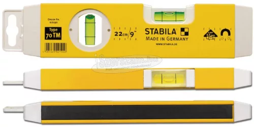 Stabila Type 70 TM 2190 Torpedó vízmérték Mágnessel 23.50 cm 2190