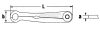 Stahlwille 240 10-3/8 41101010 Racsnis Csillagkulcs 1db 10mm 41101010