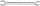 Stahlwille 24 22 X 24 41082224 Nyitott Csillagkulcs 22-24mm DIN ISO 3118 41082224