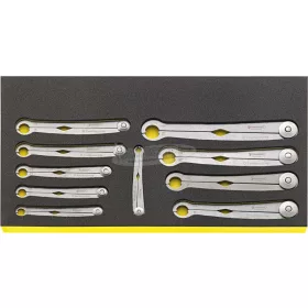   Stahlwille 96830130 TCS WT 240/10 Racsnis csillagkulcs készlet 96830130
