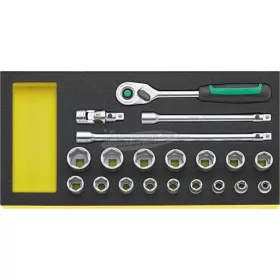   Stahlwille TCS 3/8" ZOLL 456/16/4 MF QR 96830371 Dugókulcs készlet 96830371