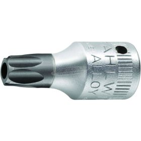   Stahlwille 44 KTXB T 25 SCHRAUBENDREHEREINSATZ 1/4" ZOLL-MIT BOHRUNG 01351025 1/4" rátűzőkulcs (bit-dugókulcs) T 25 1/4" 1351025