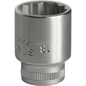   Stahlwille 45 18 02010018 kettős hatlap Dugókulcs 18mm 3/8" 2010018