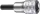 Stahlwille 49 A 1/4" 02450016 3/8" rátűzőkulcs (bit-dugókulcs) 1/4" 3/8" 2450016