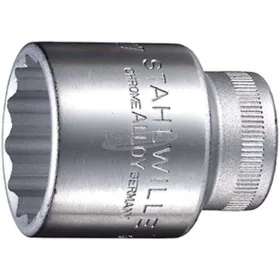   Stahlwille 50 26 03010026 kettős hatlap Dugókulcs 26mm 1/2" 3010026