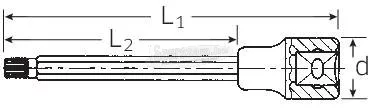 Stahlwille 3054 X/M 10 03261410 Sokszög (XZN) Rátűzőkulcs M10 1/2" 3261410