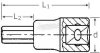 Stahlwille 49 4 02050004 6szög Rátűzőkulcs 4mm 3/8"