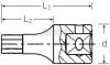 Stahlwille 44 K 3 01120003 6szög Rátűzőkulcs 3mm 1/4" 1120003