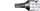 Stahlwille 44 KTX T 20 01350020 TORX Rátűzőkulcs T 20 1/4" 1350020