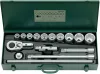 Stahlwille 55/10/6 Dugókulcs készlet Metrikus 3/4" (20mm) 16 részes 96050104