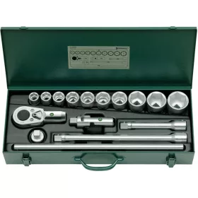   Stahlwille 55/10/6 Dugókulcs készlet Metrikus 3/4" (20mm) 16 részes 96050104