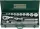 Stahlwille 55/10/6 Dugókulcs készlet Metrikus 3/4" (20mm) 16 részes 96050104