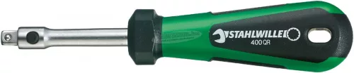 Stahlwille 400QR STECKGRIFF 1/4" ZOLL MIT QUICK RELEASE 11051010 Markolat Meghajtás (csavarhúzó) 1/4" 1db
