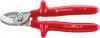 Stahlwille 6630 7 220 KABELSCHERE szigetelt VDE 1000V 220mm 66307220 Kábelvágó olló Alkalmas (csupaszoló technika) Alumínium- és rézkábel, egy- és többerű 70mm² 66307220