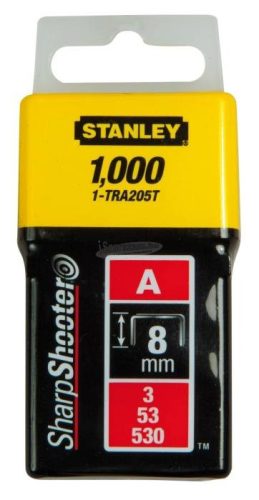 STANLEY Tűzőkapocs A típus-8mm 1000db 1-TRA205T