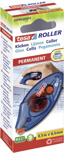tesa tartós ragasztóroller ecoLogo eldobható 8,5m x 8,4mm 59090