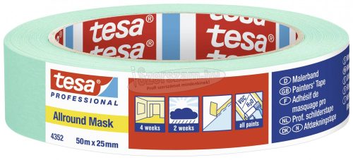 tesa ALLROUND MASK Krepp szalag Menta 50m x 25mm 1db 04352-00001-00