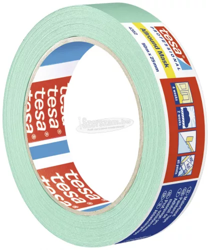 tesa ALLROUND MASK Krepp szalag Menta 50m x 25mm 1db 04352-00001-00