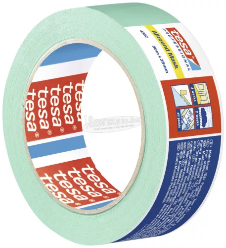 tesa ALLROUND MASK Krepp szalag Menta 50m x 38mm 1db 04352-00003-00