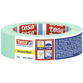   tesa ALLROUND MASK Krepp szalag Menta 50m x 30mm 1db 04352-00002-00