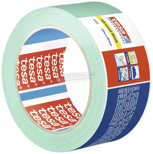 tesa ALLROUND MASK Krepp szalag Menta 50m x 50mm 1db 04352-00004-00