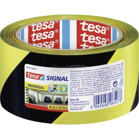   tesa UNIVERSAL Jelölő ragasztószalag SIGNAL Sárga, Fekete 66m x 50mm 1db 58133-00000-00