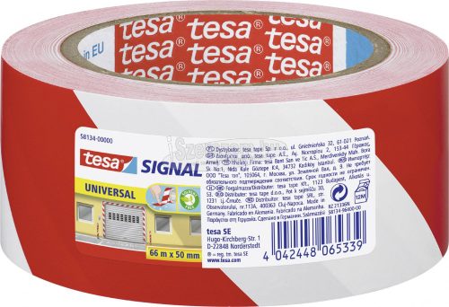 tesa UNIVERSAL 58134-00000-00 Jelölő ragasztószalag tesa SIGNAL Piros, Fehér 66mx50mm 1db 58134-00000-00