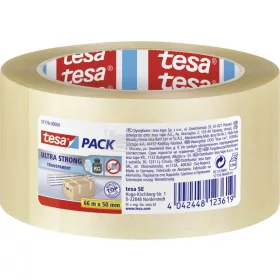   tesa ULTRA STRONG Csomagolószalag tesapack Átlátszó 66m x 50mm 1db 57176-00000-08