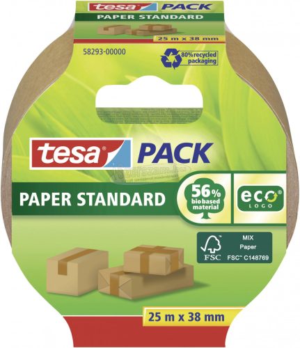 tesa STANDARD ecoLogo Csomagolószalag Barna 25m x 38mm 1db 58293