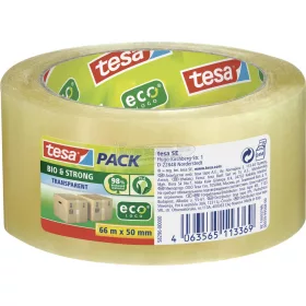   tesa BIO & STRONG Csomagolószalag Átlátszó 66m x 50mm 1db 58296