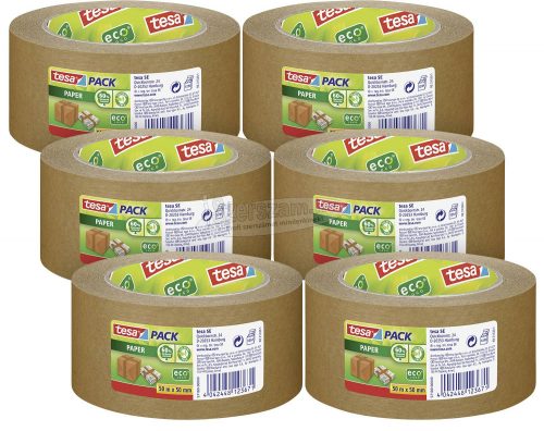 tesa Csomagolószalag barna 50m x 50mm 6db 57180