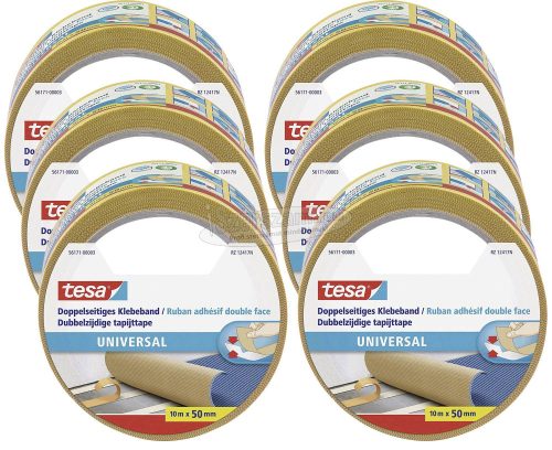 tesa UNIVERSAL Kétoldalas ragasztószalag 10m x 50mm 6db 56171