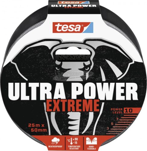 tesa ULTRA POWER EXTREME javítószalag Fekete 25m x 50mm 1db 56623-00000-00