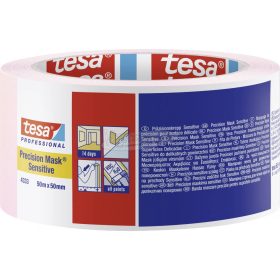   tesa PRECISION SENSITIVE Krepp szalag Világos rózsaszín 50m x 50mm 1db 04333-00021-02