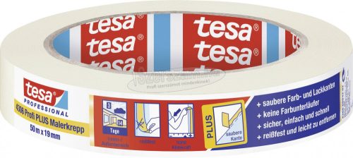 tesa PREMIUM Krepp szalag tesakrepp Bézs 50m x 19mm 1db 04306-00042-02