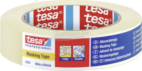 tesa STANDARD 04323-00041-00 Krepp szalag tesakrepp Bézs 50mx25mm 1db 04323-00041-00