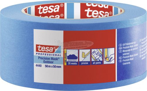 tesa PRECISION OUTDOOR 04440-00004-00 Krepp szalag tesa Professional Kék 50mx50mm 1db 04440-00004-00