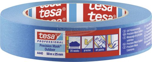 tesa PRECISION OUTDOOR 04440-00001-00 Krepp szalag tesa Professional Kék 50mx25mm 1db 04440-00001-00