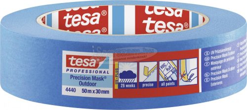 tesa UV álló Precíziós festőszalag Kültérre Kék 50m x 30mm 1db 04440-00002-00