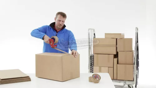 tesa PVC Csomagolószalag tesapack barna 66m x 50mm 1db 04124-00343-00