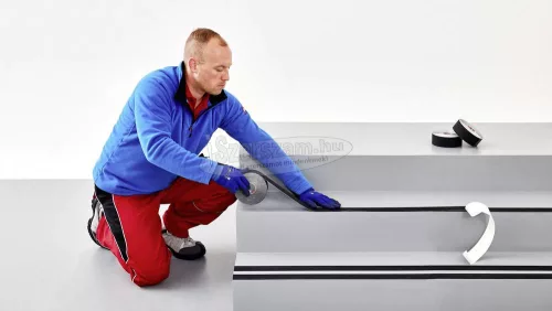 tesa Csúszásmentesítő szalag Professional Fekete 15m x 50mm 1db 60950-00001-00