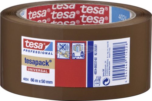 tesa UNIVERSAL 04024-00237-04 Csomagolószalag tesapack 4024 Barna 66mx50mm 1db 04024-00237-04