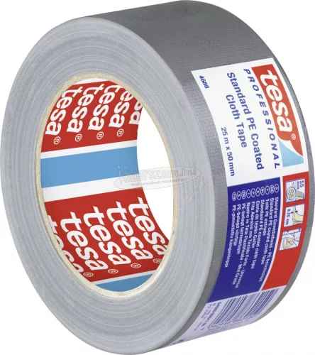 tesa Extra Erős Szövetszalag Repair tape Professional Ezüst 25m x 50mm 1db 04688-00047-00